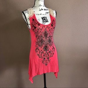 Vocal Tunic Shirt Pink